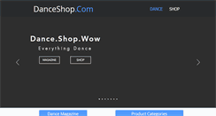 Desktop Screenshot of danceshop.com
