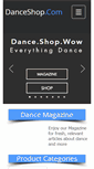 Mobile Screenshot of danceshop.com